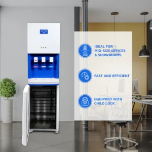 ATLANTIS BIG PLUS Water Dispenser Floor Standing - RO Compatible (Available Space for RO Setup), Hot Cold and Normal Hover Image