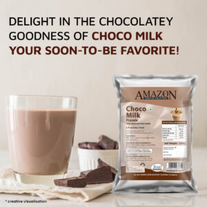 AMAZON Choco Milk Premix – 500g Pack | Tasty Chocolate Beverage for Vending Machines Hover Image
