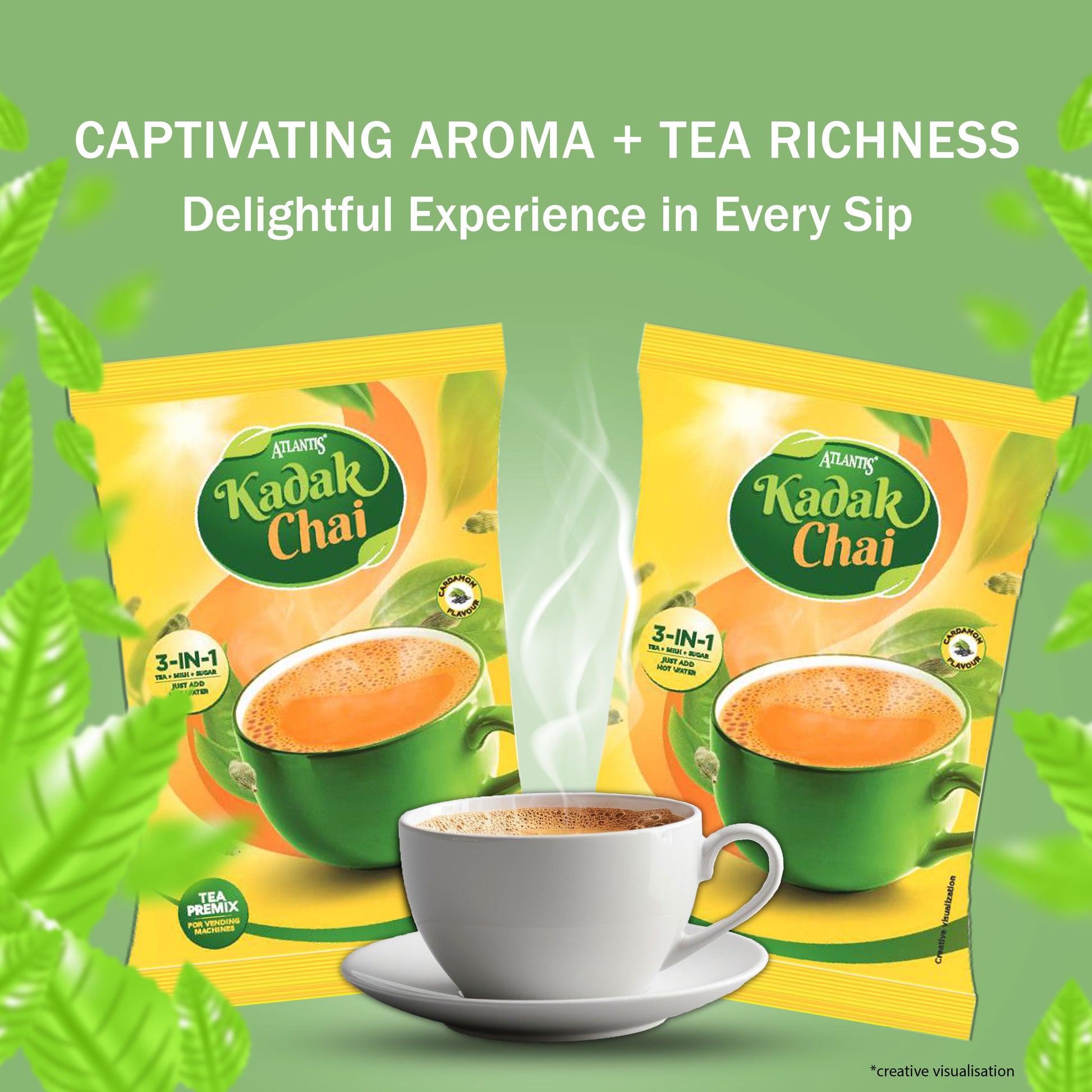 Kadak Chai Premix Powder 1 Kg for Vending Machines