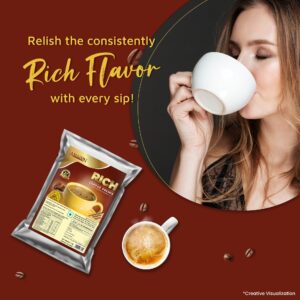 AMAZON Rich 3-in-1 Coffee Premix – 1kg Pack | Suitable for Vending Machines and Manual Use- Just Add Hot Water Hover Image