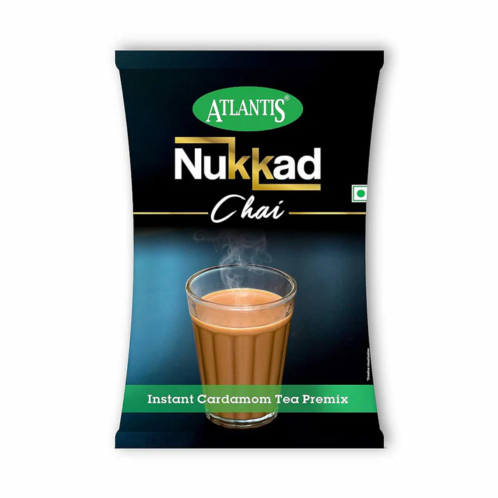 ATLANTIS Nukkad 3-in-1 Tea Premix Powder for Vending Machines| 1KG Pack | No Milk, Sugar Required