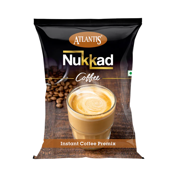 ATLANTIS Nukkad 3 in 1 Instant Coffee Premix | Suitable for Vending Machines and Manual Use- Just Add Hot Water