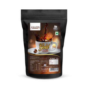 AMAZON Gold Pure Coffee Powder | 100% Coffee | 250g for Vending Machine