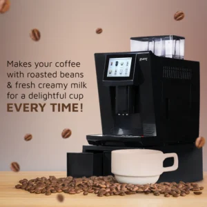 ATLANTIS BREW Fully Automatic Bean to Cup Coffee Machine | 8 Options Beverage | Uses Fresh Milk Hover Image